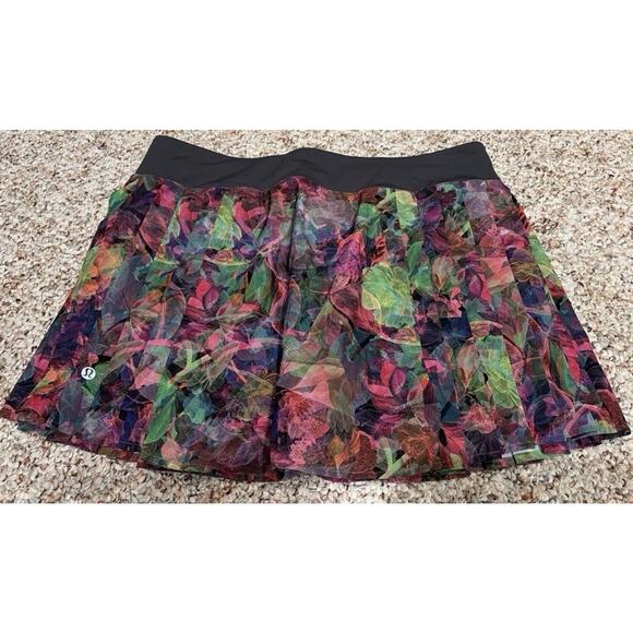 Lululemon Pants - Lululemon Court Rival High-Rise Skirt Vivid Floral Stretch Tennis Size 4